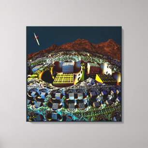Lem Station Canvas Print