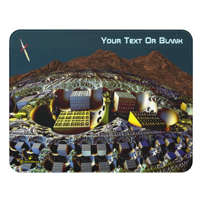 Lem Station Door Sign (Contemporary Front)