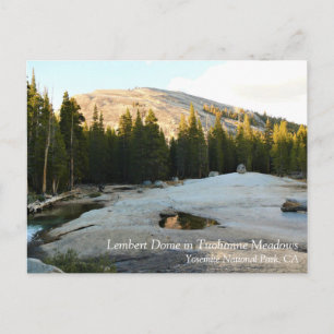 Lembert Dome in Tuolumne Meadows, Yosemite, CA Pos Postcard