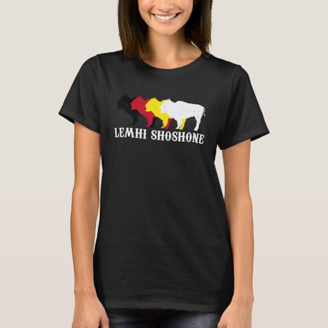 Lemhi Shoshone People Native American Indian T-Shirt (Front)