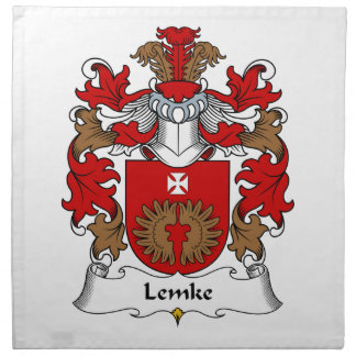 Lemke-Baranowski Family Crest Napkin