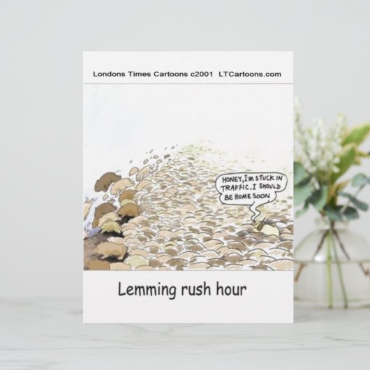 Lemmings Rush Hour Funny (Standing Front)