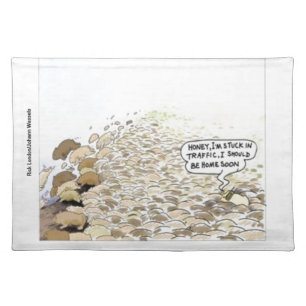Lemmings Rush Hour Funny Placemat