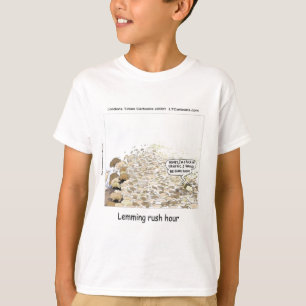 Lemmings Rush Hour Funny T-Shirt