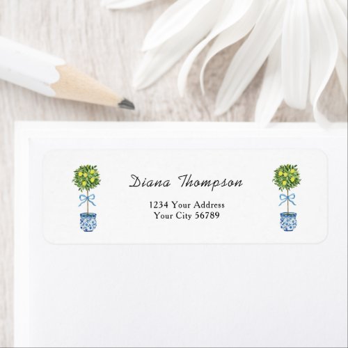 Lemmon Tree Return Address Label