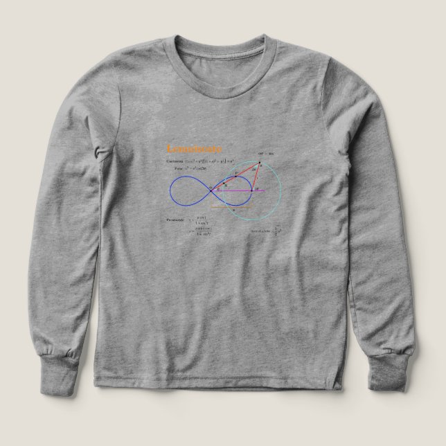 Lemniscate Elegance Tri-Blend Shirts (Design Front)