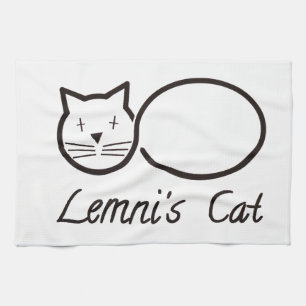 lemniscate the lemni cat towel