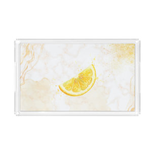 Lemon Acrylic Tray