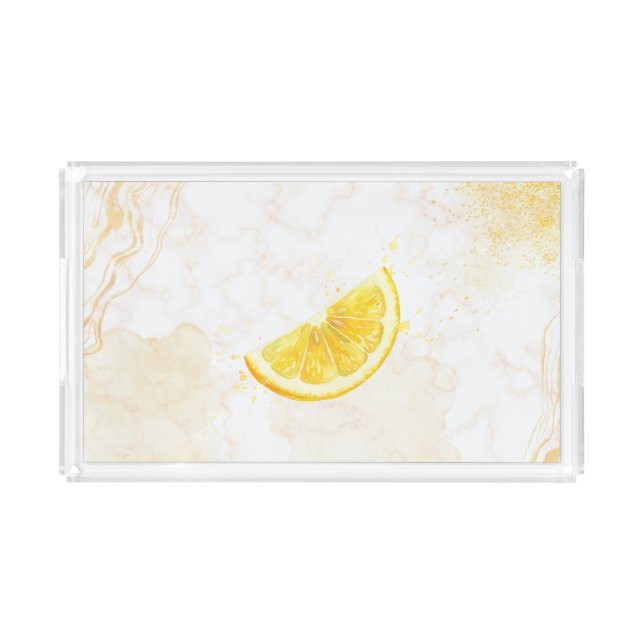 Lemon Acrylic Tray (Front)