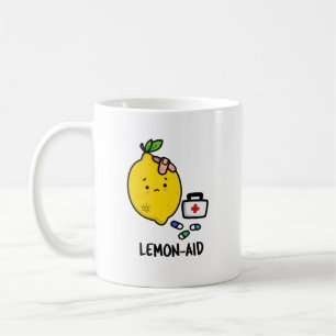 Lemon-aid Funny First Aid Lemon Pun Coffee Mug