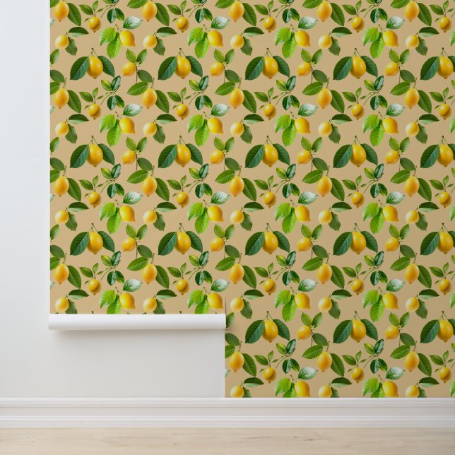 Lemon and its branch 2 wallpaper  (Application)