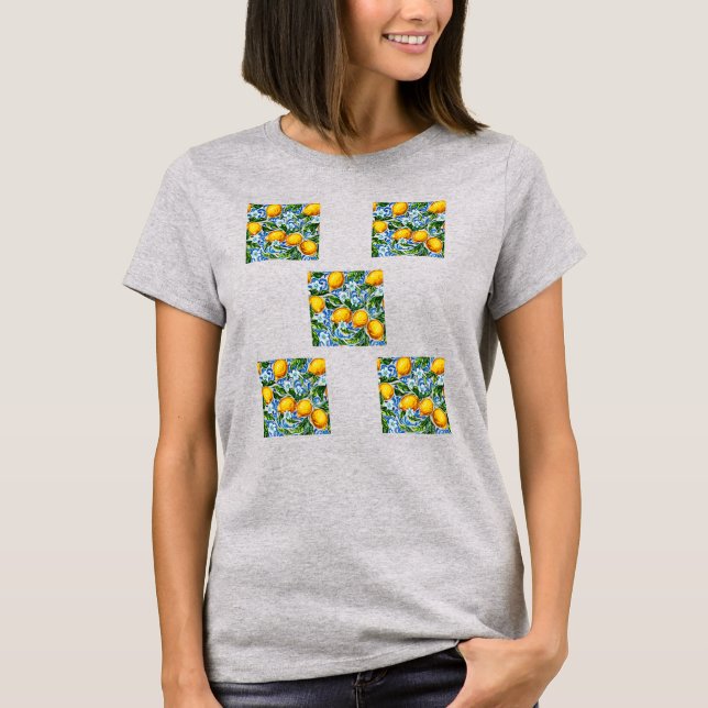 Lemon and leaves t-shirt (Front)