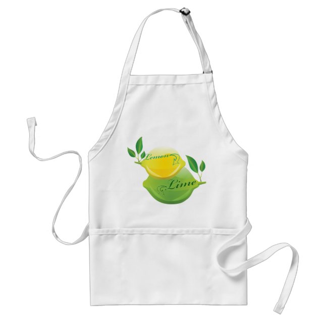 Lemon and Lime Adult Apron (Front)