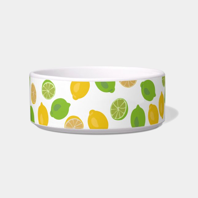 Lemon and Lime Pattern Bowl (Front)
