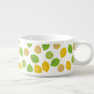 Lemon and Lime Pattern Bowl