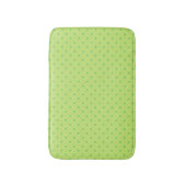lemon and lime polka dots bath mat (Front Vertical)