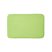 lemon and lime polka dots bath mat (Front)