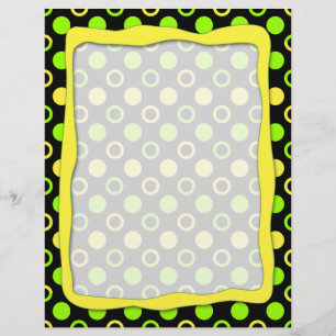 Lemon and Lime Rings and Polka Dots by STaylor