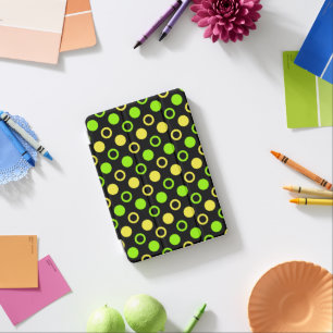 Lemon and Lime Rings and Polka Dots by STaylor iPad Mini Cover