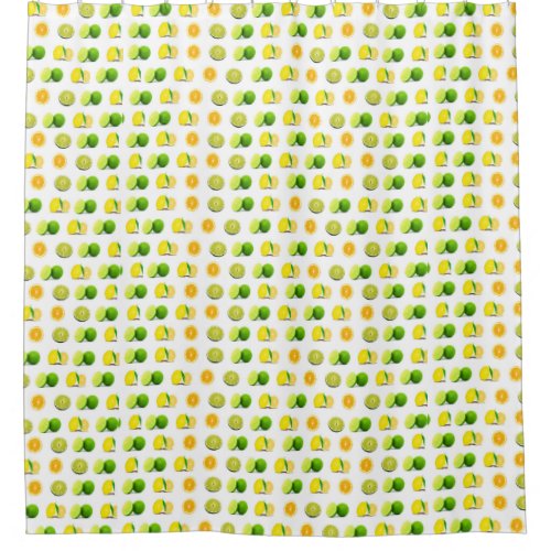 Lemon and Limes Shower Curtain
