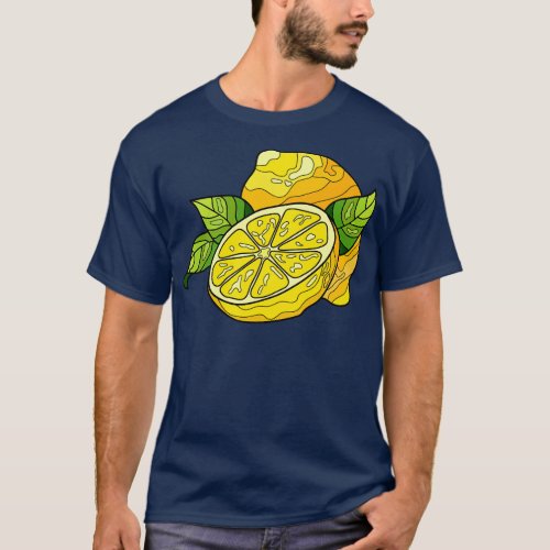 Lemon And Slices Of Lemon toon 1 T_Shirt