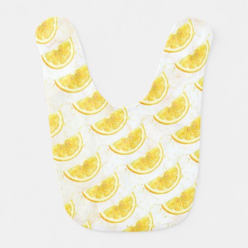 Lemon Baby Bib