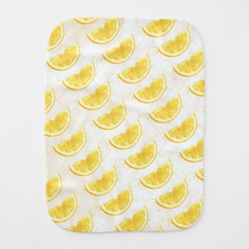 Lemon Baby Burp Cloth