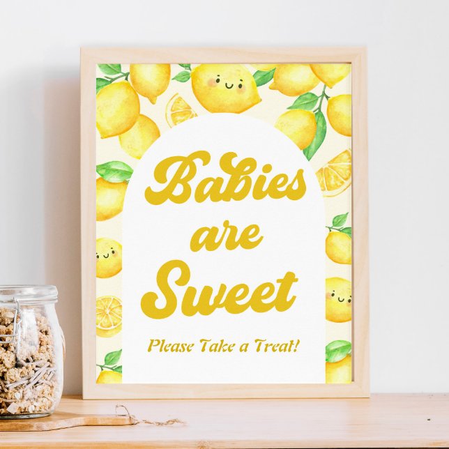 Lemon Baby Shower Favor Poster (Creator Uploaded)
