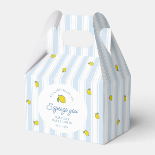 Lemon Baby Shower Gender Neutral Favor Boxes