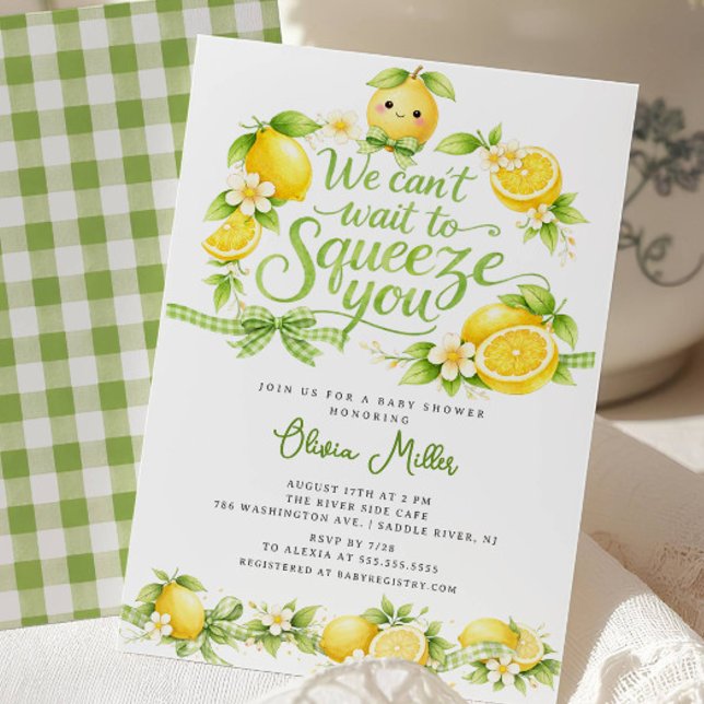 Lemon Baby Shower Invitation (Creator Uploaded)