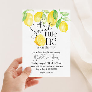 Lemon Baby Shower Invitation