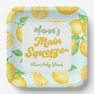 Lemon Baby Shower  Paper Plates