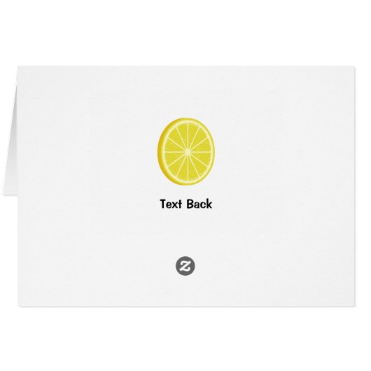 Lemon Background (Back Horizontal)