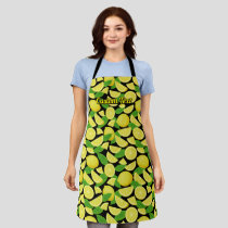 Lemon Background Apron