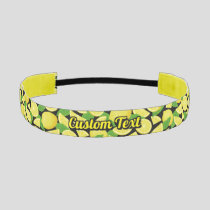 Lemon Background Athletic Headband