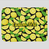 Lemon Background Baby Blanket