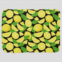 Lemon Background Baby Blanket