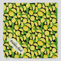 Lemon Background Bandana