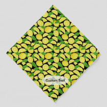 Lemon Background Bandana