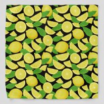 Lemon Background Bandana