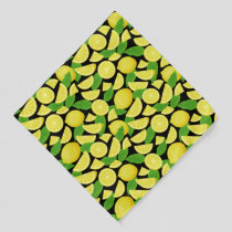Lemon Background Bandana
