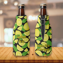 Lemon Background Bottle Cooler