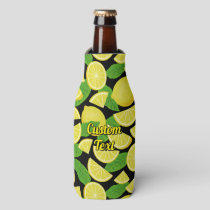 Lemon Background Bottle Cooler