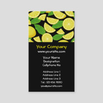Lemon Background Business Card