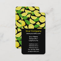 Lemon Background Business Card