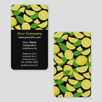 Lemon Background Business Card