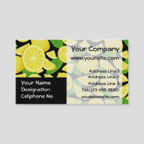 Lemon Background Business Card