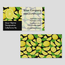 Lemon Background Business Card