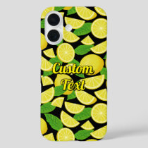 Lemon Background iPhone 16 Case