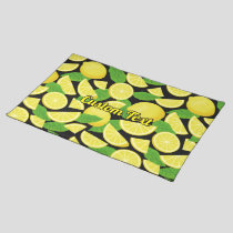 Lemon Background Cloth Placemat